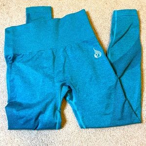 Ryderwear teal leggings